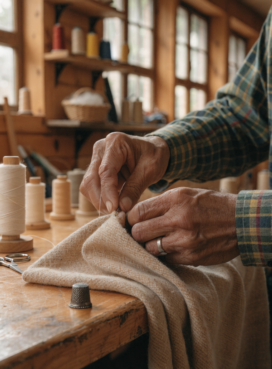 ShopNational Clothing quality craftsmanship and premium fabric close-up