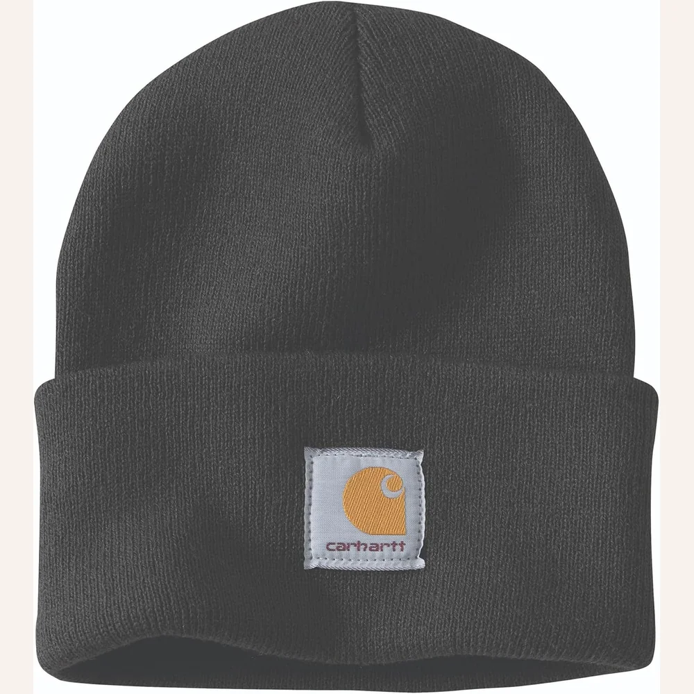Carhartt men's black knit cuffed beanie product photo